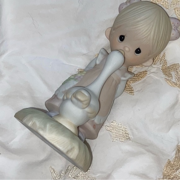 Mint Precision Moments Porcelain Figurines-Noah’s Ark Bank & Little Girl w/Goose - Picture 2 of 16